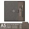 Cuaderno de Lujo A5 con Hebilla para Caja de Regalo, para Reuniones de Oficina y Juntas Anuales de Empresa, Personalizable con Logo