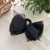 Nuevo pasador de pelo de malla estilo coreano con lazo extragrande, versátil para realzar el volumen del cabello, pinza de tiburón para moño, accesorio de pasador para la nuca