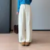 Pantalones Casuales de Acetato y Lana Súper Adelgazantes y Cómodos, Corte Tridimensional, Suaves y Adelgazantes, Caída Amplia para Otoño e Invierno G102002