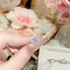 Anillo, Collar, Pendientes, Pulsera de Plata S925 Serie Rosa Diamante Suave Estilo Coreano Camelia, Joyería de Gama Alta de Nicho