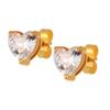 Pendientes de diamantes de estilo coreano, elegantes y de lujo, de estilo moderno, personalizados, combinables, sencillos y de alta gama.