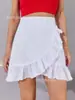 Moda Europea y Americana 2025 Primavera y Verano Nuevo Sexy Falda de Pastel Falda Corta vestido A pesar de Falda de Mujer