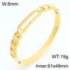 Pulsera Cuadrada Tridimensional Moderna y Elegante con un Toque de Alta Gama, Diseño Único de Infinito Hueco, Brazalete de Acero Inoxidable Incrustado con Diamantes