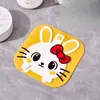 Tapete de cubierta de desagüe de dibujos animados para sellado de alcantarilla de baño, a prueba de insectos, práctico, duradero, portátil y simple