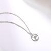 Collar de luna llena para gatos temperamento japonés y coreano red popular estudiante personalidad chapado en plata gatito lindo cadena clavícula suministro al por mayor