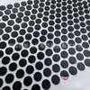 Pads de Borracha Preta Redondos com Malha para Pés de Móveis, Mesas e Cadeiras Silenciosos, Antiderrapantes e Resistentes ao Desgaste, Arruelas de Borracha Redondas com Malha