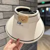 Visera de Verano para Niños, Sombrero con Visera, Sombrero con Protección Solar para Niños y Niñas, Sombrero de Sol Lindo, Sombrero de Sol para Bebé, A prueba de viento con Ala Ancha