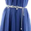 Cinturón tejido de perlas para mujer, accesorio de cadena de cuentas de verano, cadena decorativa para vestido, cadena para la cintura para vestidos de mujer en verano