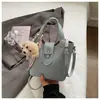 Bolso Único Texturizado Bolso Tote Pequeño para Mujer 2026 Nuevo Bolso Cubo Simple Versátil Bolso de Hombro Cruzado Bolso de Moda