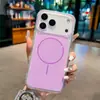 Nuevo Elemento Círculo Delgado Succión Magnética Adecuado para Funda de Teléfono Móvil Iphone17Promax Cubierta Protectora Anticaídas Todo Incluido Apple 16