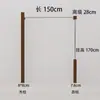 Nuevo Estante de Exhibición para Tienda de Ropa, Estante Lateral para Colgar Ropa de Mujer Montado en la Pared, Perchero de Pie, Estante de Exhibición de Ropa de Acero Inoxidable