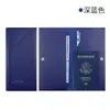 En stock tarjetero transfronterizo set de libreta de pasaporte al por mayor BOLSA DE IDENTIFICACIÓN de cuero PU con logotipo, engrosada, con estampado en caliente, almacenamiento