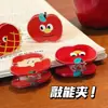 Creativo Lindo Manzana Pp Clip Archivo Almacenamiento Papel de Prueba Clip Decorativo Chica Versátil Clip para Notas Pequeño Regalo Clip de Sellado