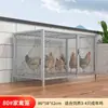Gallinero para Uso Doméstico, Modelo Exterior Extra Grande, Antivecinos, Malla Densa, Impermeable, Gallinero Rústico con Limpieza Automática de Estiércol, Jaula de Cría
