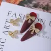 Joia para unha de laço popular de celebridade online novo Super Brilhante zircônia diamante laço fita decorações de unha atacado