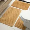 Alfombra Gruesa de Terciopelo Tortuga Transfronteriza, Felpudo Antideslizante para Baño, Felpudo para Entrada de Habitación, Cocina y Puerta, Felpudo Absorbente para Suelo de Baño