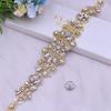 Youlapan S12 Cinturón de Cintura de Cristal para Boda Nupcial Transfronterizo Cosido a Mano para Vestido Fondo de Malla Accesorios de Ropa Lentejuelas