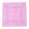 Bandana estampada poliéster turbante flor de caju poliéster algodão multifuncional quadrado Paisley transfronteiriço