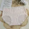 Ropa interior de modal para mujer 60S 10A Algodón Puro Antibacteriano en la Entrepierna Cintura Media Transpirable Pantalones Cortos de Triángulo para Mujer Que No Pellizcan los Glúteos y Son Sin Costuras