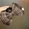 2026 Nuevo Estilo Pinza para el Cabello con Lazo Grande de Terciopelo Rojo, Accesorio para el Cabello para Niñas, Tocado de Princesa Nupcial de Borla de Alta Gama