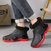Zapatos de goma engrosados, resistentes al desgaste, antideslizantes para hombre, botas de lluvia cálidas de caña corta, zapatos de lluvia para pesca y trabajo, impermeables para la playa