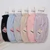 Fundas para Mangas de Conejo Bordadas de Longitud Media, Lindas para Mujer, Adecuadas para el Trabajo, Anti-Manchas, Protectores de Manga para Chaqueta de Plumas de Adulto para Otoño e Invierno