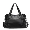 Bolsa Tote de Ombro Único, Grande Capacidade, Estilo Coreano, Bolsa Feminina Simples Retrô em Couro Macio, Bolsa Feminina Versátil de Alta Qualidade para o Dia a Dia