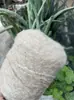 Lã Mohair Longa de Espessura Média, cerca de 40% Lã, Macia e Não Pica, Linha para Casacos, Suéteres, Lenços e Xales