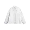 Beijie Moda Masculina 2026 Primavera Nova Jaqueta Listrada Retrô Marca Moderna Masculina Solta Gola Reversível Jaqueta de Trabalho