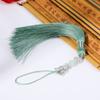 Colgante de Abanico con Borla 13 cm Borla Accesorios de Joyería para Ropa Adornos Colgantes de Aleación Mariposa Flauta de Abanico