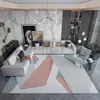 Nueva Alfombra de Piso Sala de Estar Dormitorio Lujo Ligero Alta Calidad Simple Cobertura Total Sofá Alfombra de Piso Grande Mesa de Café Limpiable Alfombra de Mesita de Noche