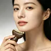 Peine de cuerno de cabra natural, herramienta de belleza facial y cuidado de la piel, varilla para aliviar músculos, tabla raspadora de cuello, peine de masaje de meridianos