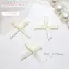 X29 nova decoração de unha em tecido de fita colorida estilo fada Joia de unha laço para sapatilha de balé