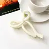 Pinza de Pelo Elegante con Lazo Estilo Coreano Nuevo Estilo Pinza de Agarre Simple Mate en la Parte Posterior de la Cabeza Pinza de Tiburón Accesorios para el Cabello para Mujeres