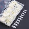 Comercio exterior caliente 500 piezas de uñas en caja francés pegado completo medio pegado parche de uña postiza natural transparente outlet de fábrica