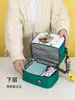Bolsa de Mamá Gran Capacidad Bolsa para Mamá y Bebé Multifuncional Lonchera Bolsa Térmica Bolsa de Mamá Bolso de Mano de Dibujos Animados Bolsa de Almacenamiento de Leche de Doble Capa