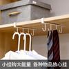 Gabinete FaSoLa 4 Ganchos Estante de Almacenamiento Perchero de Fijación sin Perforaciones Gancho con Clip sin Rastro para Cocina Colgante de Pared
