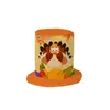 Sombreros Nuevos de Acción de Gracias Transfronterizos, Sombreros del Festival de la Cosecha de Pavo y Calabaza, Suministros para Fiestas de Baile, Disfraces Festivos para Actuaciones