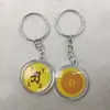 [Honghui] fabricantes al por mayor llavero acrílico colgante de cuerda de cinco colores colgante de artesanías de viaje 190A total