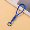 Lanyard para Teléfono Móvil Correa de Muñeca Lanyard Tejido de Nylon Accesorio para Bolso Llavero con Anillo Metálico Anti-Pérdida Cadena de Lanyard