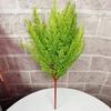 Planta Verde Artificial Não. 2 Grama Persa Planta de Plástico Macio Folhas de Samambaia Venda Direta de Fábrica Decoração de Parede Janela Planta Falsa de Plástico