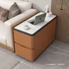 Sofá de Sala de Estar Aparador Armazenamento Luxo Leve Multifuncional Móvel Madeira Maciça Ultra-Estreito Pequeno Gabinete Lateral Mesa Lateral Simples Moderna