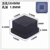 Tampa de Botão de Toque Leve, Tampa de Botão de Micro Switch 6x6, Tampa de Botão de Silicone Translúcido, Tampa de Botão com Travamento Automático
