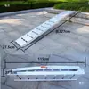 Remolque Plegable Grande de Aleación de Aluminio para Motocicleta, Bastidor de Transporte Plegable con Rampa Ancha Extendida para Carga y Descarga