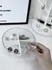 Soporte para horquillas de hierro soporte comercial para collares pendientes en vivo almacenamiento anillo giratorio caja de joyería estilo japonés