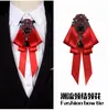 Frete Grátis, Gravata Borboleta Elegante Retrô, Alfinete de Lapela Floral Estilo Preppy Britânico, Acessórios de Cor Pura para Roupas Profissionais, Unissex
