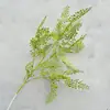 Blanco verde amarillo flor artificial hoja material boda coreana floral flor artificial Mori hotel Camino arreglo floral planta verde pico de bambú hierba