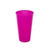 380ML Copo Colorido Empilhável Jogo Interativo Copo Dançante Moda Boca Larga Plástico Cerveja Suco Leite Copo para Bebidas