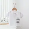 Verano Nuevo Estilo Dibujos Animados de Moda Ropa para Hombres, Mujeres y Niños Bebé Lindo Cachorro Tridimensional Cuello Polo Camiseta de Manga Corta