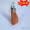 Herramientas de Cerámica Cuchillo Circular de Recorte de Una Sola Cabeza Raspador para Esculpir Arcilla Mango de Madera Cuchillo Circular de Tallado con Textura en Forma de V Raspador de Arcilla